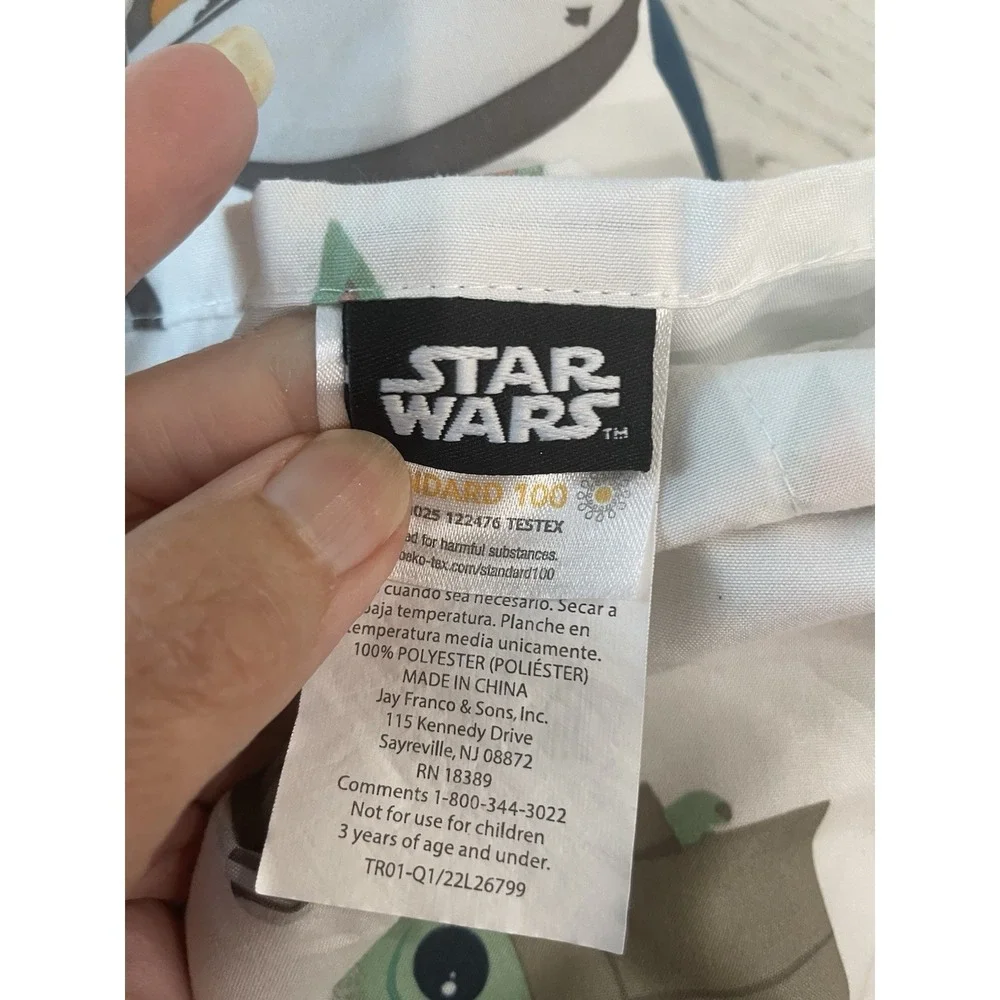 Star‎ Wars Baby Yoda Grogu The Mandalorian 4 Pc FULL Sz Sheet Set Kids Bedroom